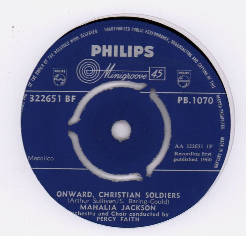 Onward, Christian Soldiers/ The Lord's Prayer-Philips-7" Vinyl