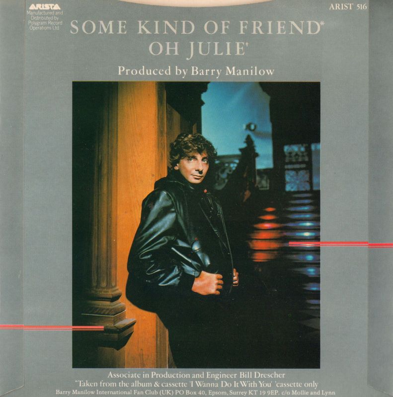 Some Kind Of Friend-Arista-7" Vinyl-Ex/Ex