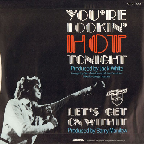 You're Lookin' Hot Tonight-Arista-7" Vinyl-VG/Ex