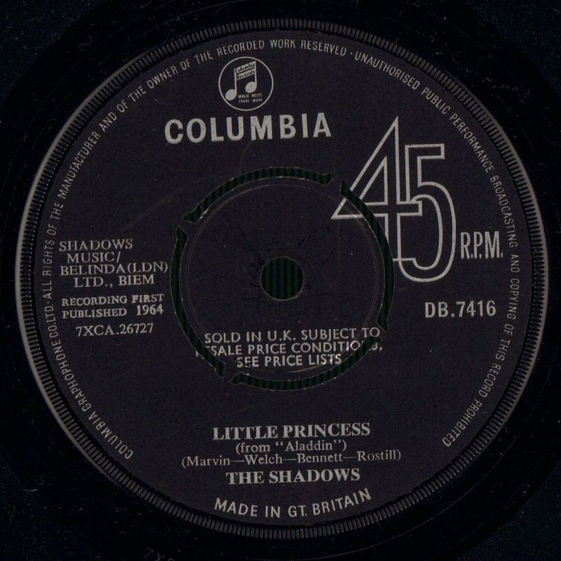 Genie With The Light Brown Lamp-Columbia-7" Vinyl-VG/Ex-