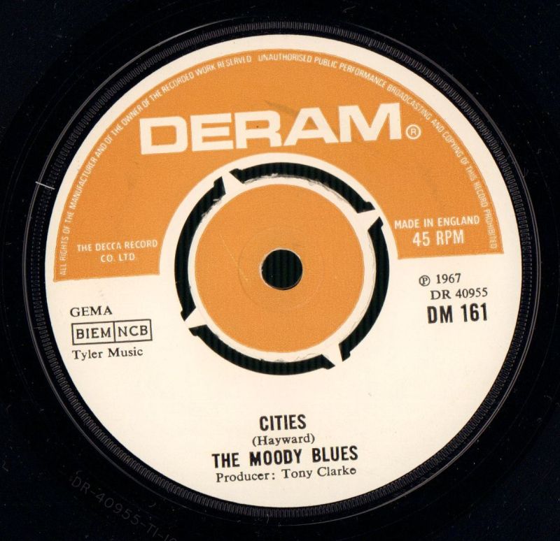 Nights In White Satin-Deram-7" Vinyl-VG/VG+