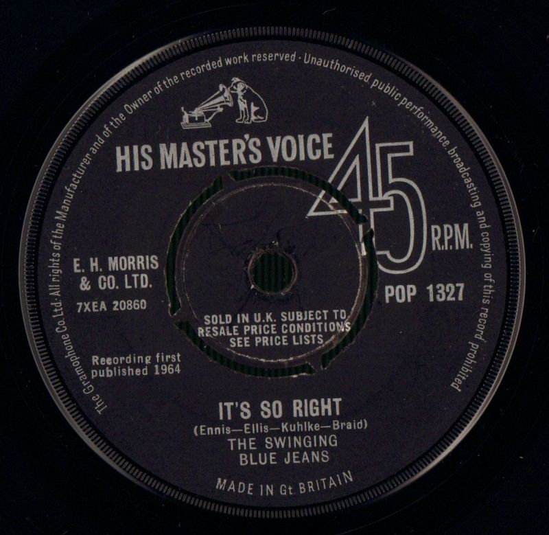 Promise You'll Tell Her-HMV-7" Vinyl-VG/VG+