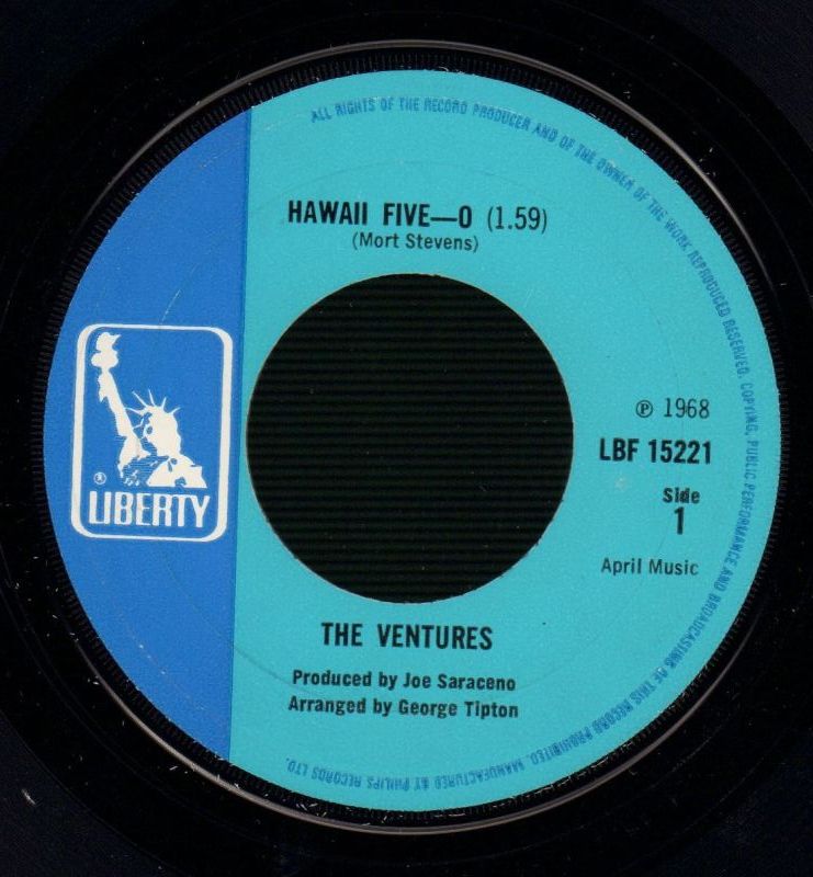 Hawaii Five-O-Liberty-7" Vinyl