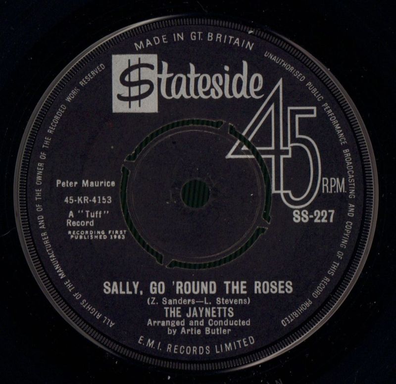 Sally, Go 'Round The Roses/ Instrumental-Stateside-7" Vinyl