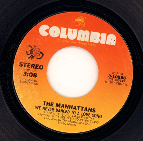 We Never Danced To A Love Song/ Let's Start All Over Again-Columbia-7" Vinyl