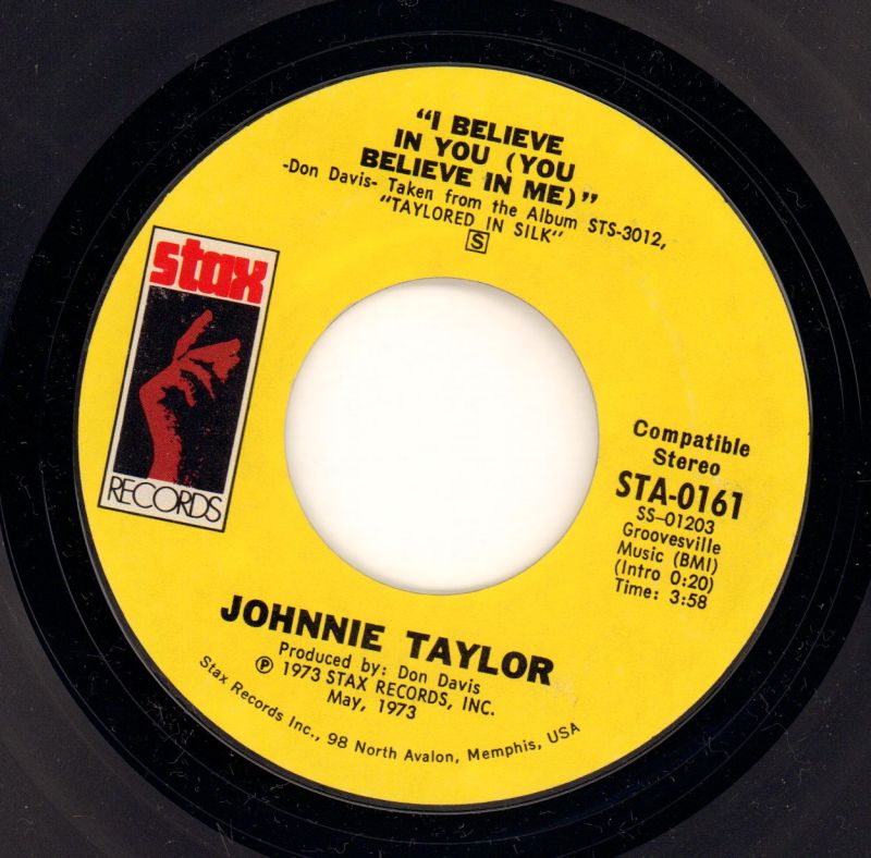 I Believe You Believe In Me/ Love Depression-Stax-7" Vinyl
