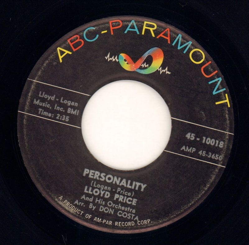 Personality/ Have You Ever Had The Blues-ABC Parliament-7" Vinyl