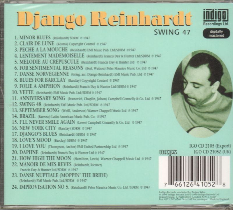 Swing 47-Indigo-CD Album-New