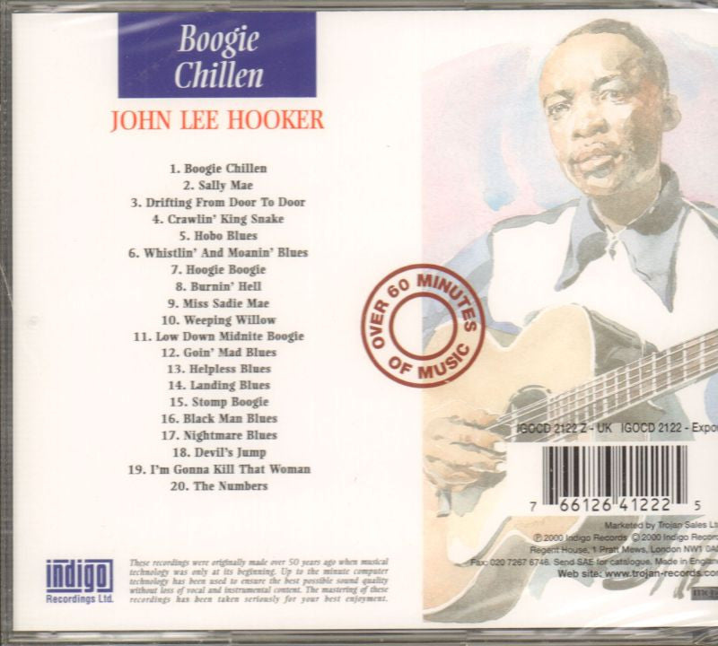 Boogie Chillen-Indigo-CD Album-New