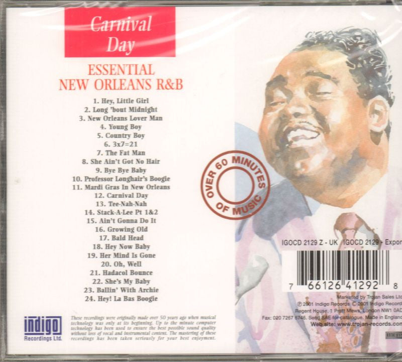 Carnival Day-Indigo-CD Album-New