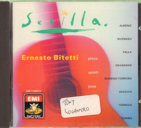 Ernesto Bitettio-Plays Spielt Joue-CD Album-Very Good