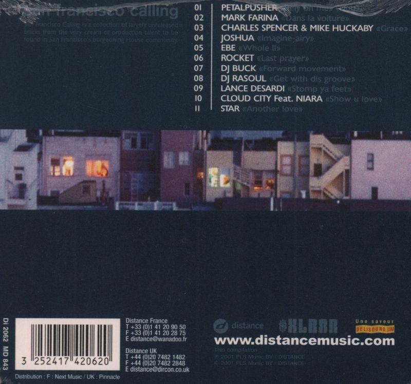 San Francisco Calling-Distance-CD Album-New & Sealed