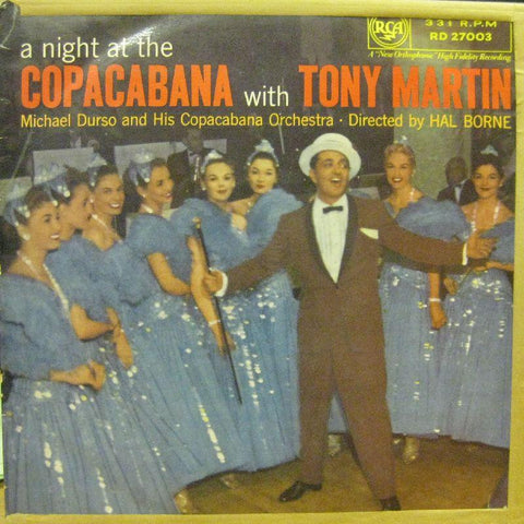 Michael Durso And His Orchestra-A Night At The Copacabana With Tony Martin-RCA-Vinyl LP