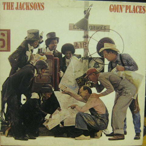 The Jacksons-Goin Places-Epic-Vinyl LP Gatefold