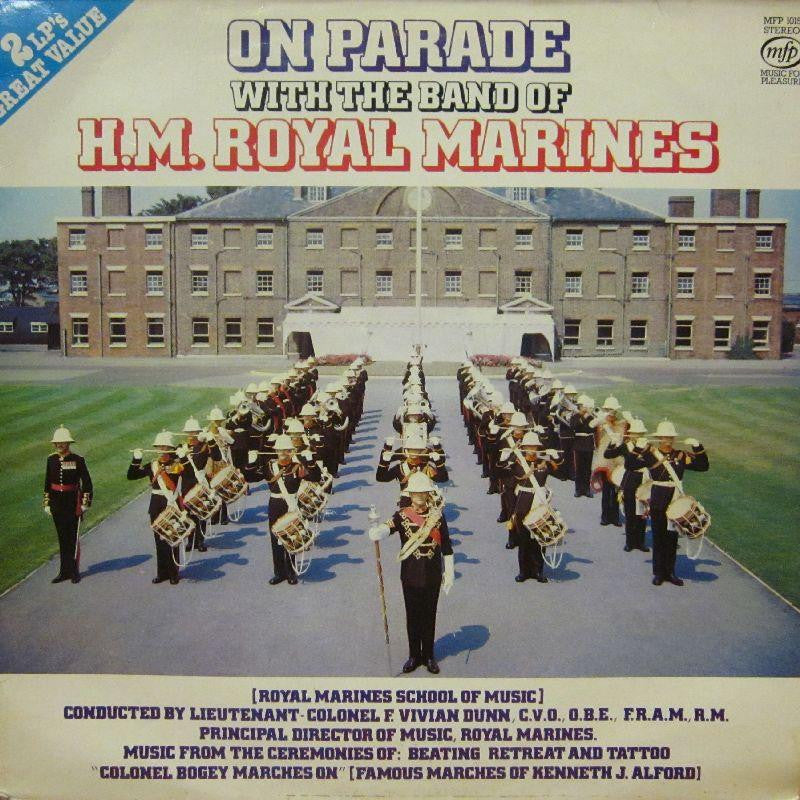 The Band of H.M Marines-On Parade-Music For Pleasure-2x12" Vinyl LP