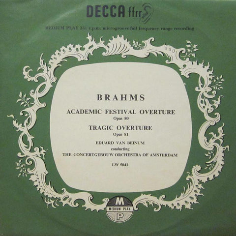 Brahms-Academic Festival Overture-Decca-10" Vinyl