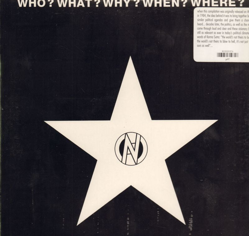 Various Punk-Who? What? Why? When? Where?-Get Back-Vinyl LP