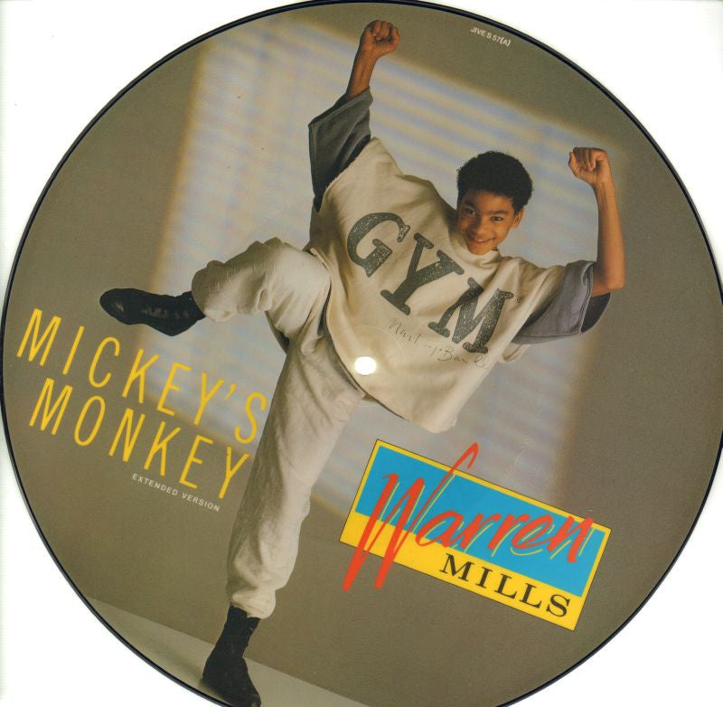 Warren Mills-Mickey's Monkey-JIVE-12" Vinyl Picture Disc