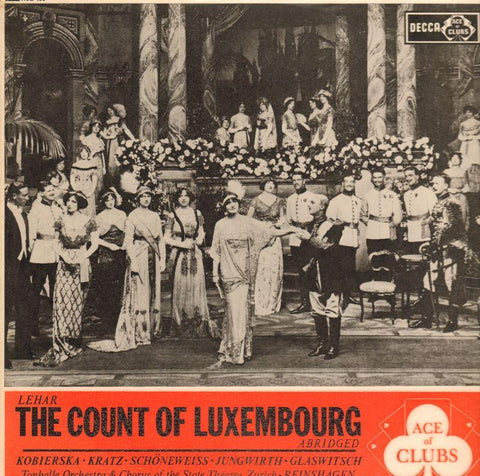 Lehar-The Count Of Luxemberg-Decca-Vinyl LP