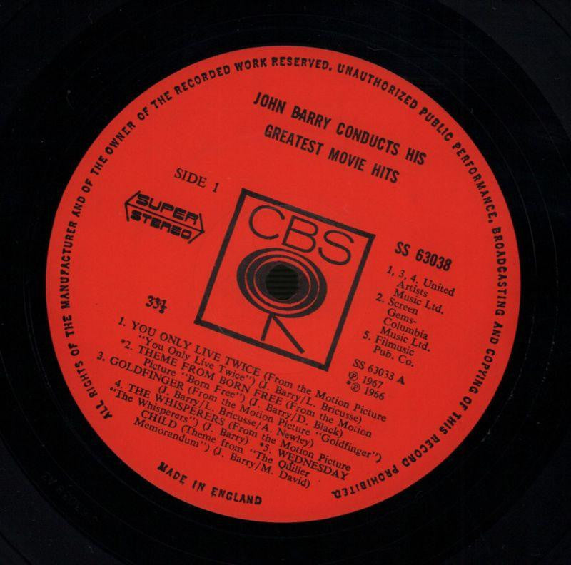 Conducts His Greatest Movie Hits-CBS-Vinyl LP-VG/VG