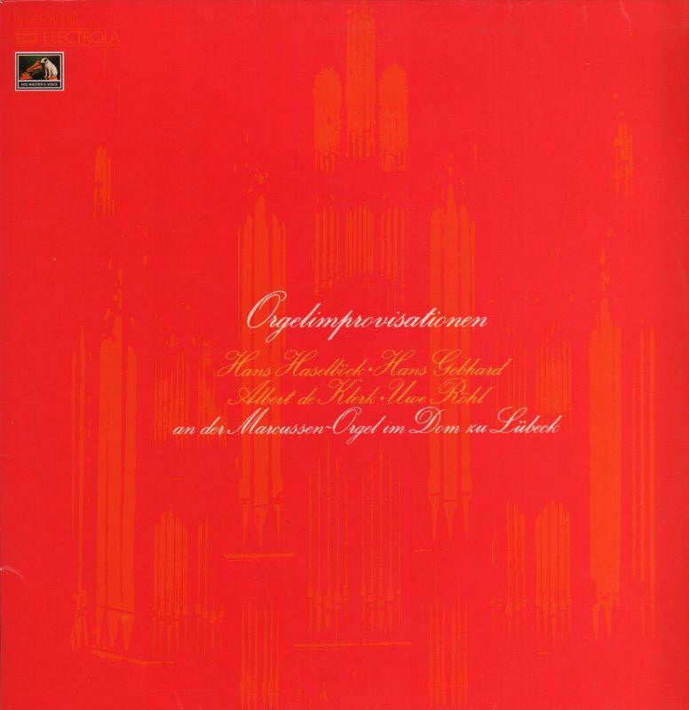 Hans Haslbock-Orgelimprovisationen-HMV-Vinyl LP-Ex/NM