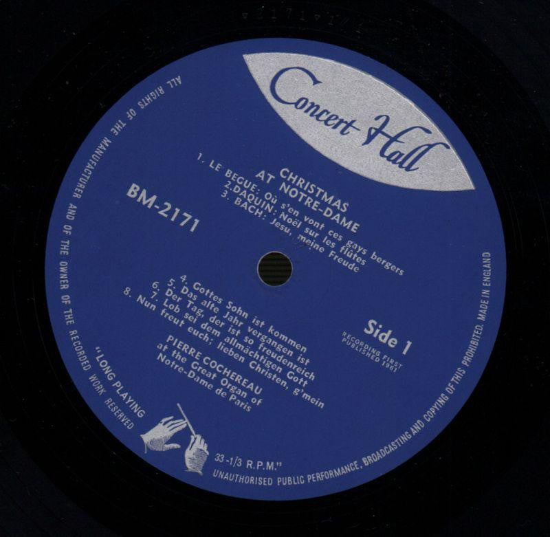 Christmas At Notre-Dame-Concert Hall-Vinyl LP-VG/Ex-