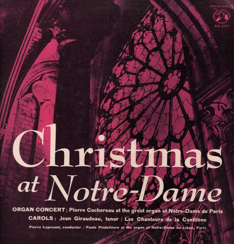 Pierre Cochereau-Christmas At Notre-Dame-Concert Hall-Vinyl LP-VG/Ex-