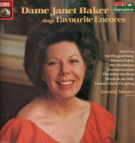 Dame Janet Baker-Sings Favourite Encores-HMV-Vinyl LP Gatefold