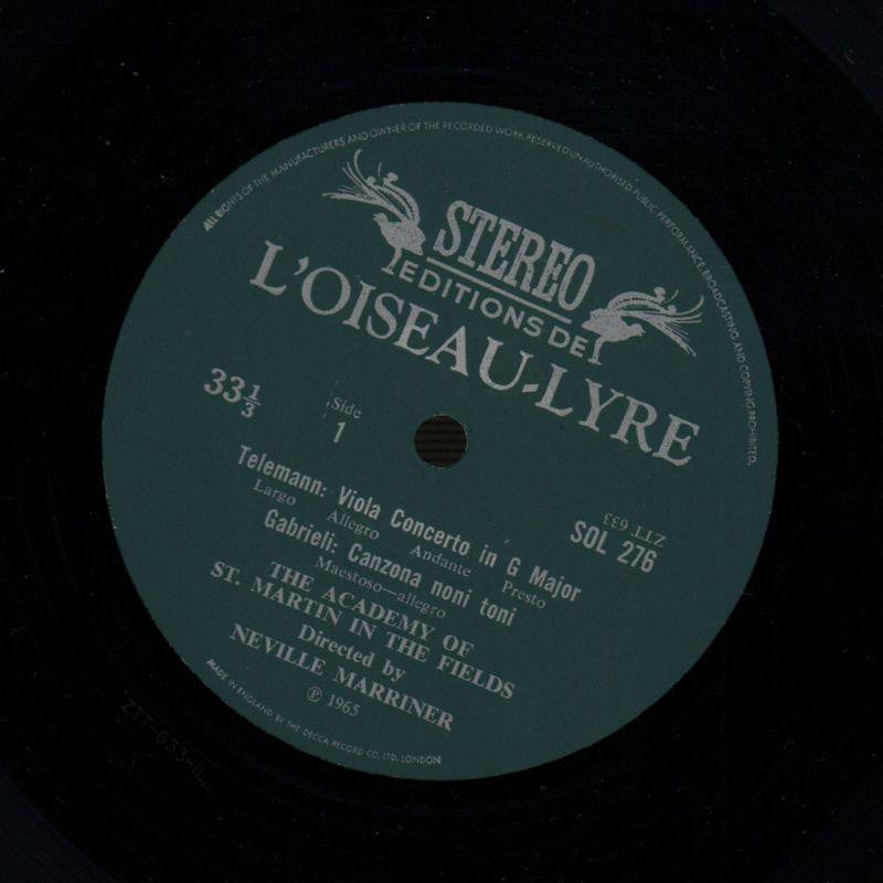 Recital For Strings-L'Oiseau Lyre-Vinyl LP-VG/Ex