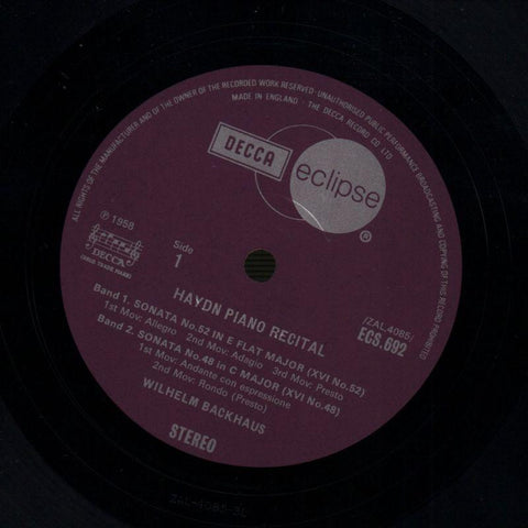 Piano Recital-Decca-Vinyl LP-VG/Ex