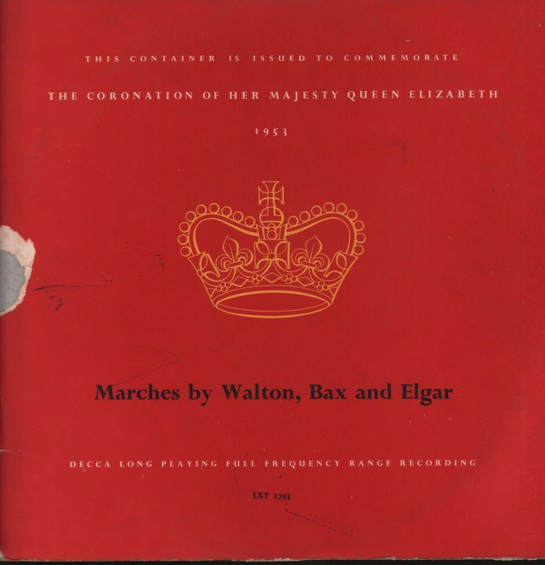 Sir Malcolm Sargent-Marches By Walton, Bax And Elgar-Decca-Vinyl LP
