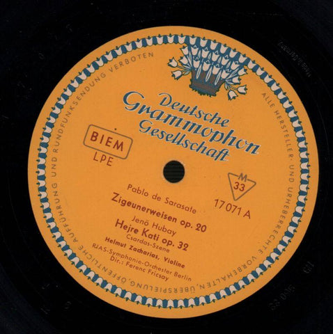 Zigeunerweisen-Deutsche Grammophon-10" Vinyl Gatefold-VG/VG
