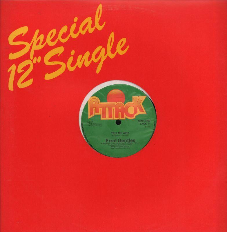 Errol Gentles-Tell Me Why-Attack-12" Vinyl-Ex/VG+