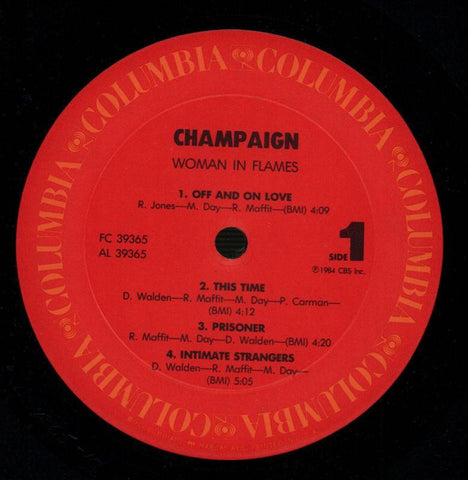 Woman In Flames-Columbia-Vinyl LP-VG+/Ex-