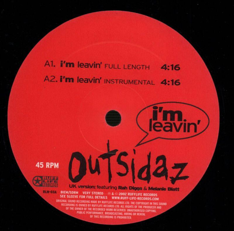 I'm. Leavin'-Ruff Life-12" Vinyl-Ex/VG+