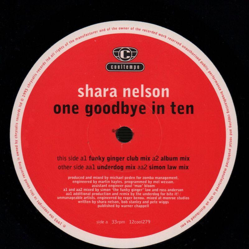 One Goodbye In Ten-Cooltempo-Vinyl LP-VG+/NM