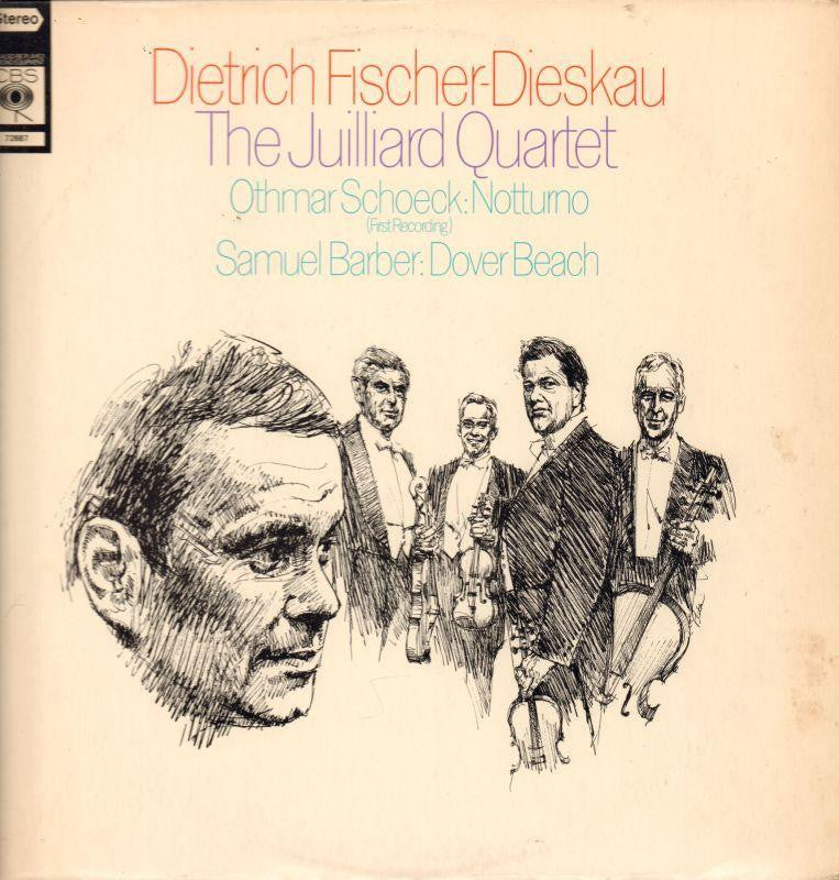 Schoeck-Notturno Fischer-Dieskau/Juillard Quartet-CBS-Vinyl LP-VG/Ex