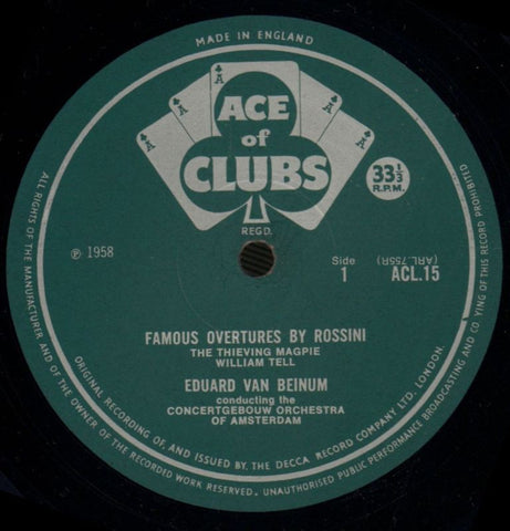 Famous Overtures-Decca-Vinyl LP-VG/Ex