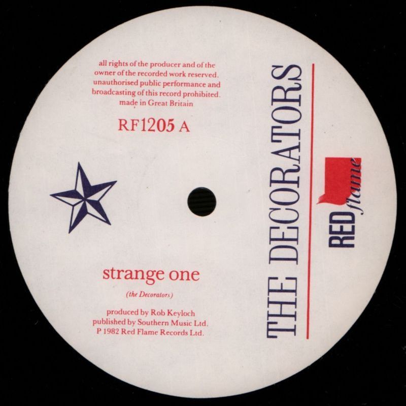 Strange One-Red Flame-12" Vinyl-VG/VG
