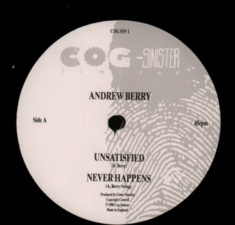 Unsatisfied-Cog Sinster-12" Vinyl-VG/Ex