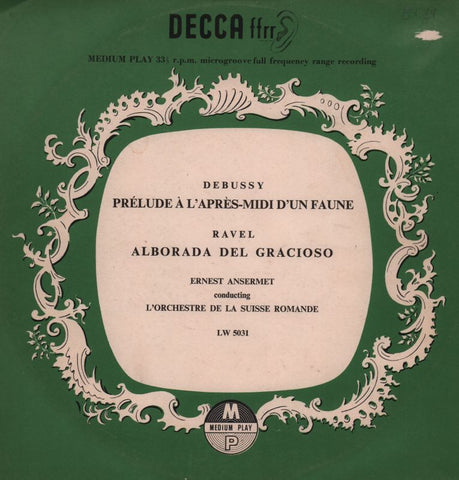 Prelude A L'Apres Midi D'Un Faune-Decca-10" Vinyl