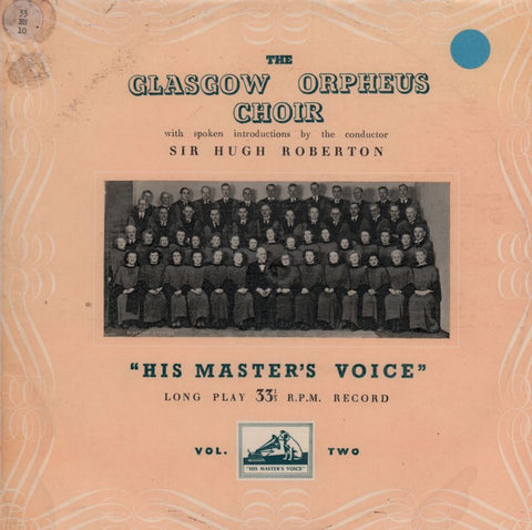 The Glasgow Orpheus Choir-HMV-10" Vinyl