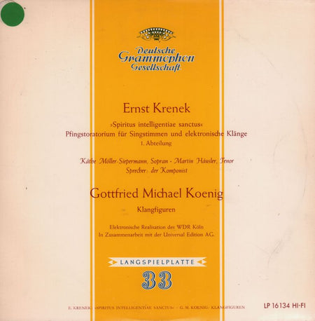 Spiritus Intelligentiae Sanctus-Deutsche Grammophon-10" Vinyl