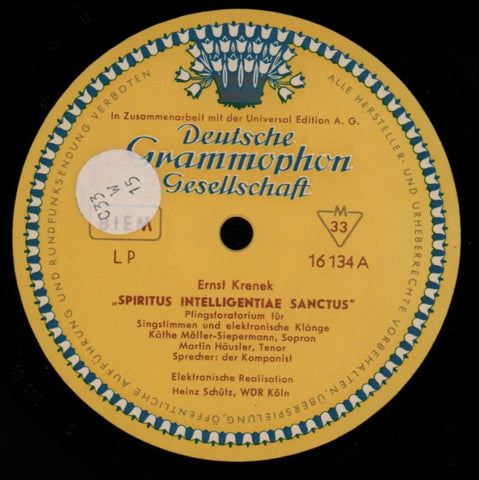 Spiritus Intelligentiae Sanctus-Deutsche Grammophon-10" Vinyl-VG/Ex