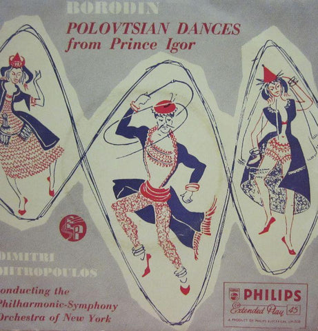 Dimitri Mitropoulos-Polovtisan Dances-Phillips-7" Vinyl