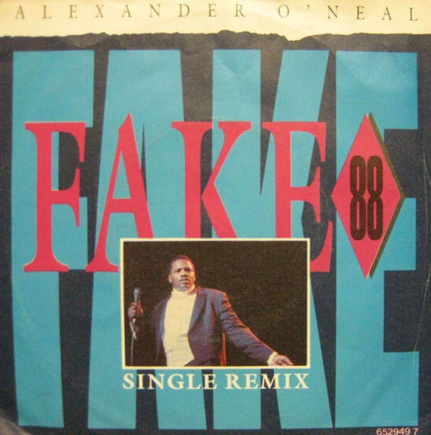 Alexander O'Neal-Fake 88-Tabu Records-7" Vinyl