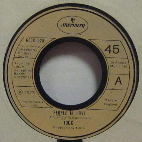 10CC-People In Love-Mercury-7" Vinyl