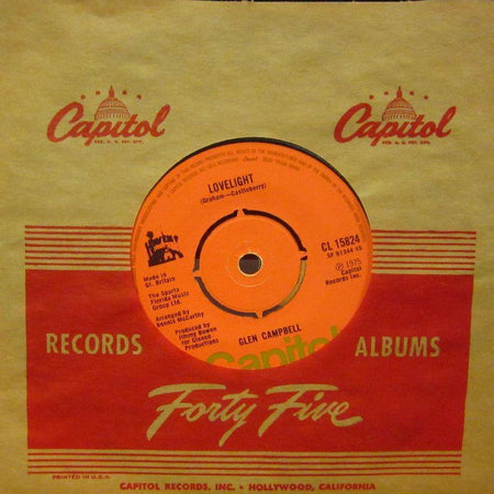 Glen Campbell-Lovelight-Capitol-7" Vinyl