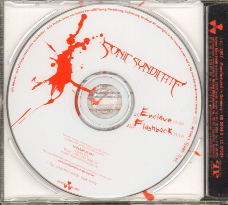 Enclave-Nuclear Blast-CD Single-New