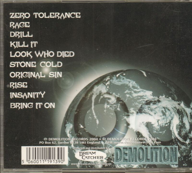 Zero Tolerance-Dreamcatcher-CD Album-New
